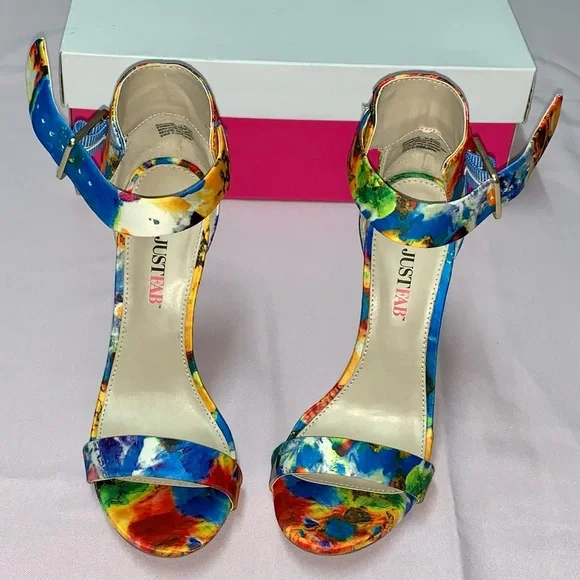 ‼️👠‼️BOGO 50% OFF Pretty multi colored high heels - Picture 4 of 15
